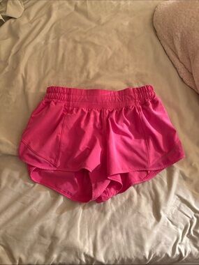 lululemon athletica Hot Pink Layered Athletic Shorts
